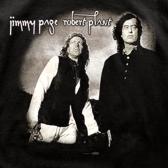 Robert Plant, Jimmy Page, No Quarter, Vintage Band T shirt, Mens, Size LRG - Picture 6 of 14